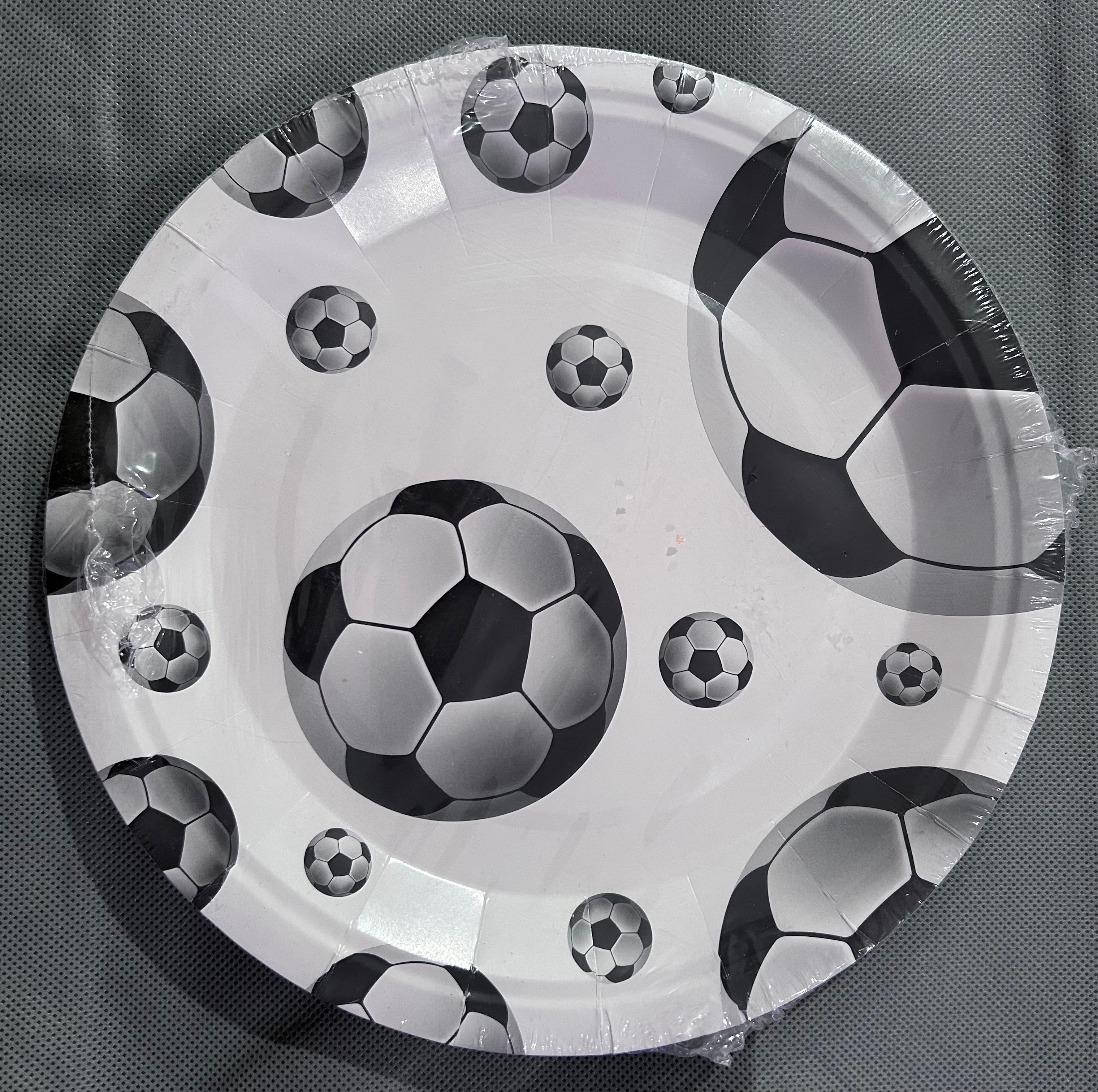Football black and white party set
