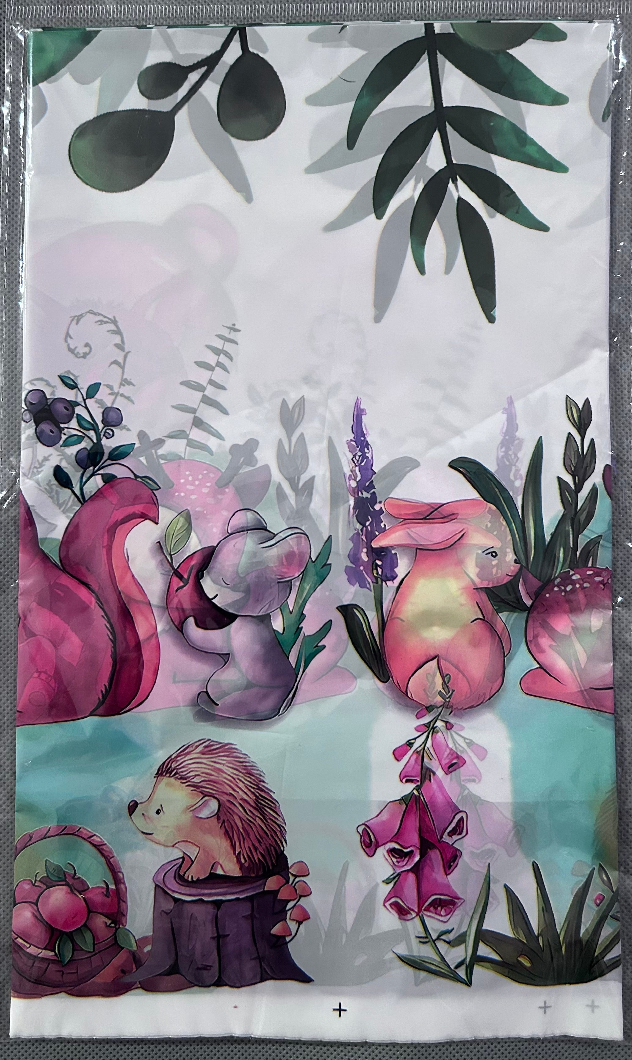 Wood forest animals party set