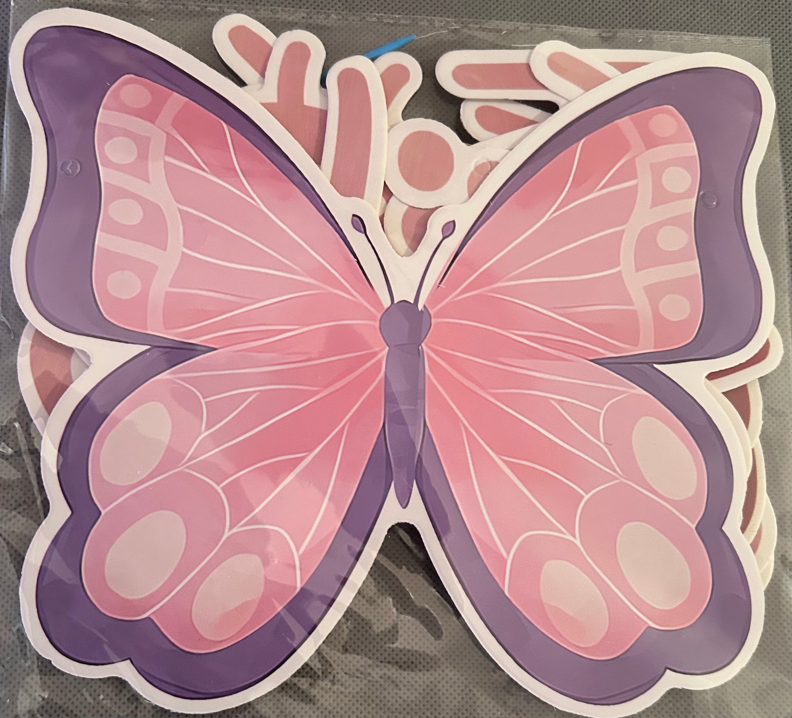 Butterfly purple party set