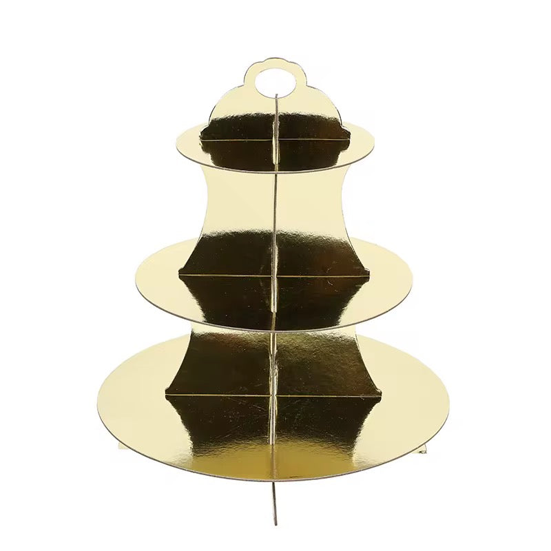 Colored cupcake stand