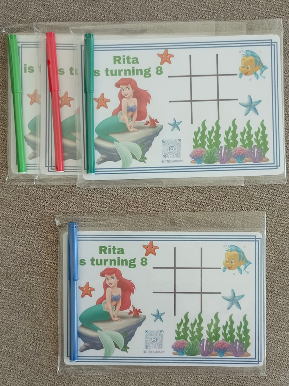 Ariel mermaid party set