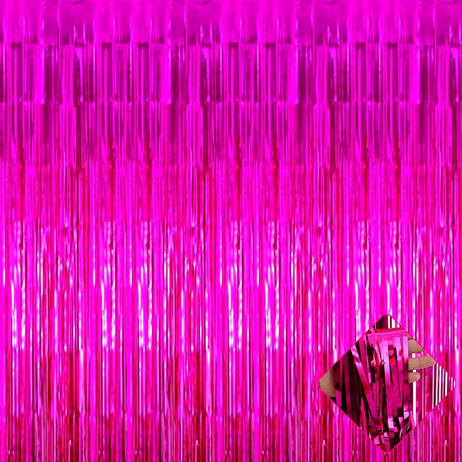 Foil curtains backdrop 1m*2m