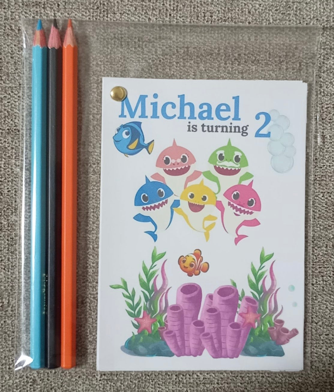 Baby shark party set