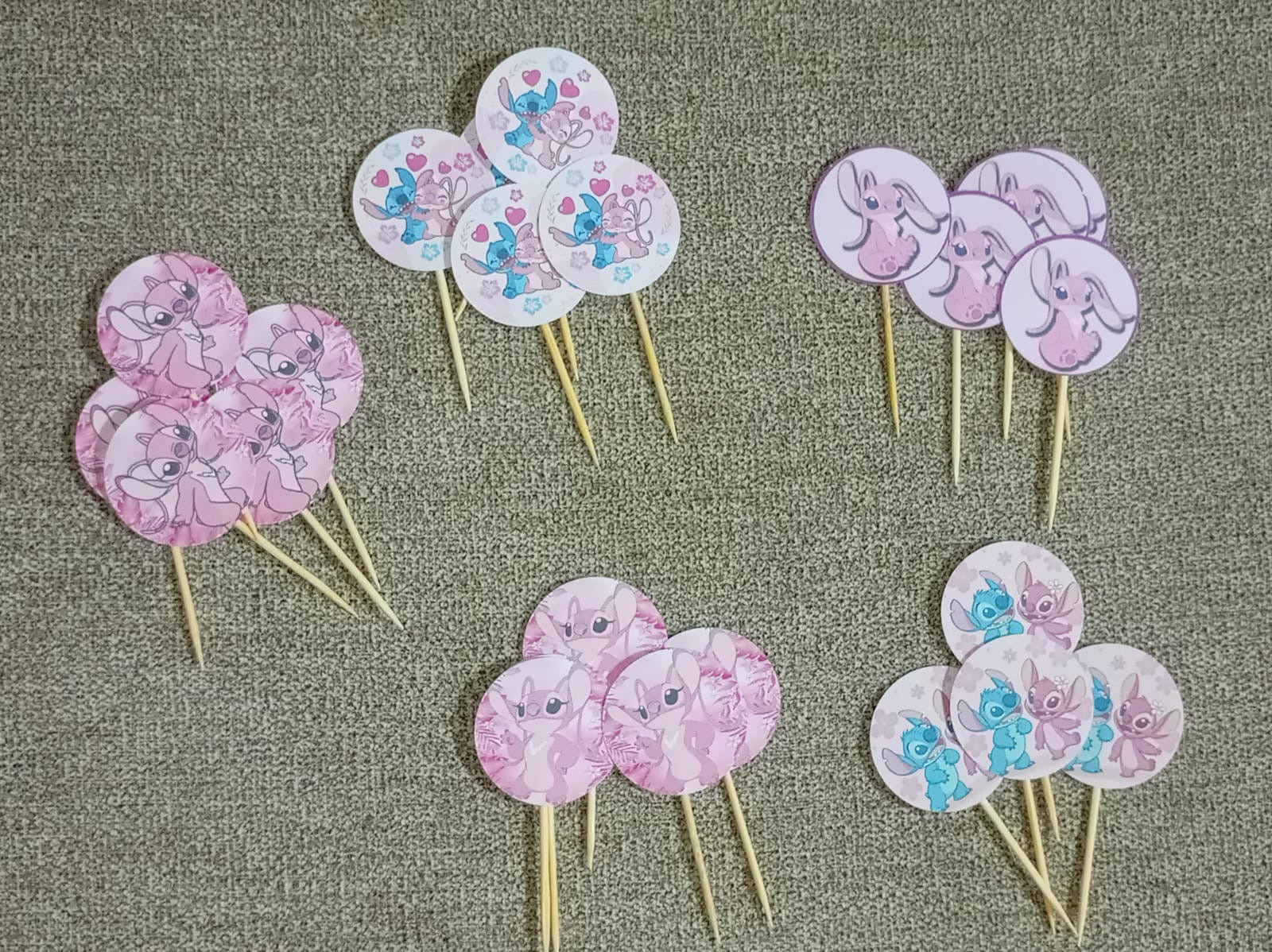 Stitch pink party set