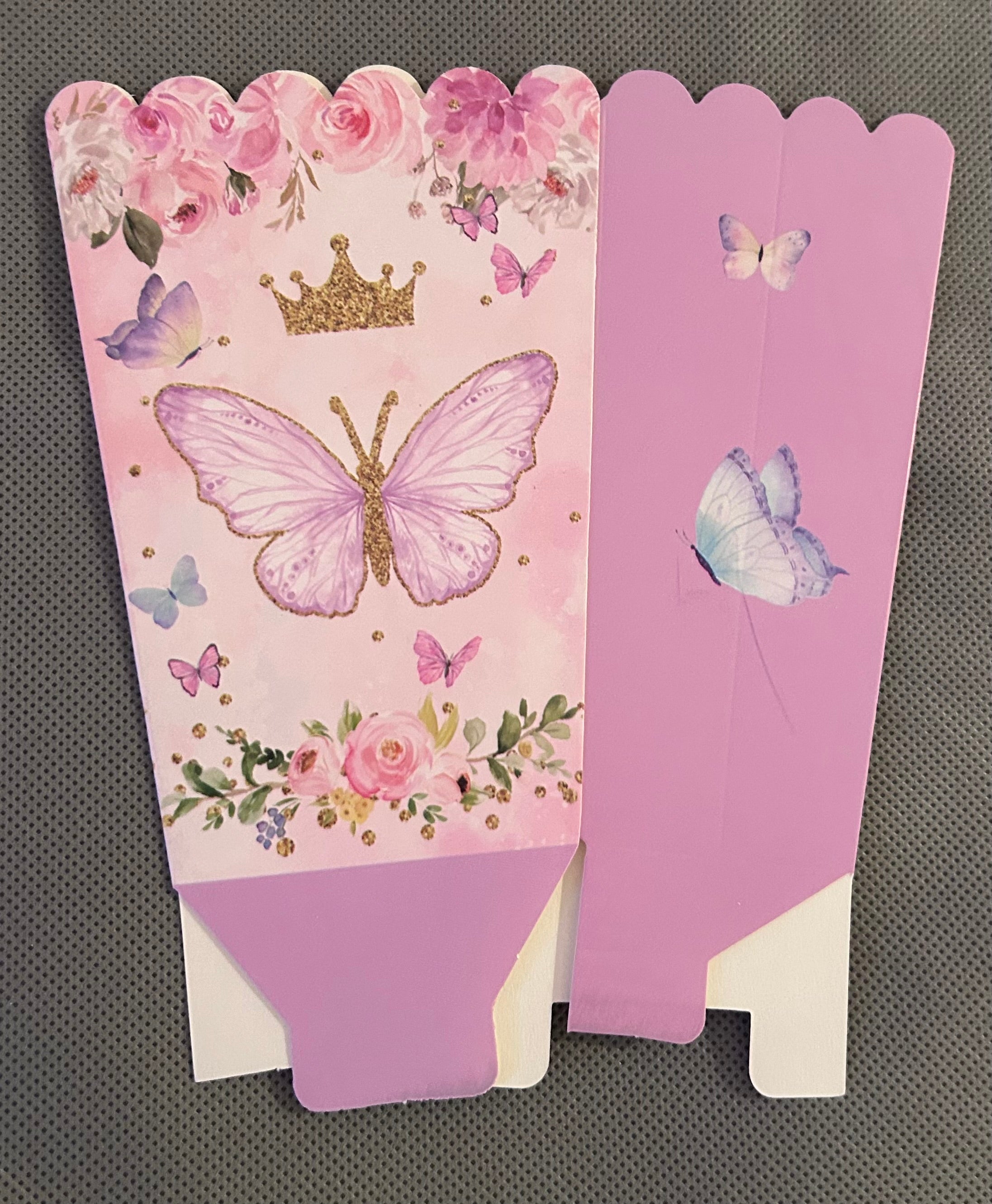 Butterfly purple party set