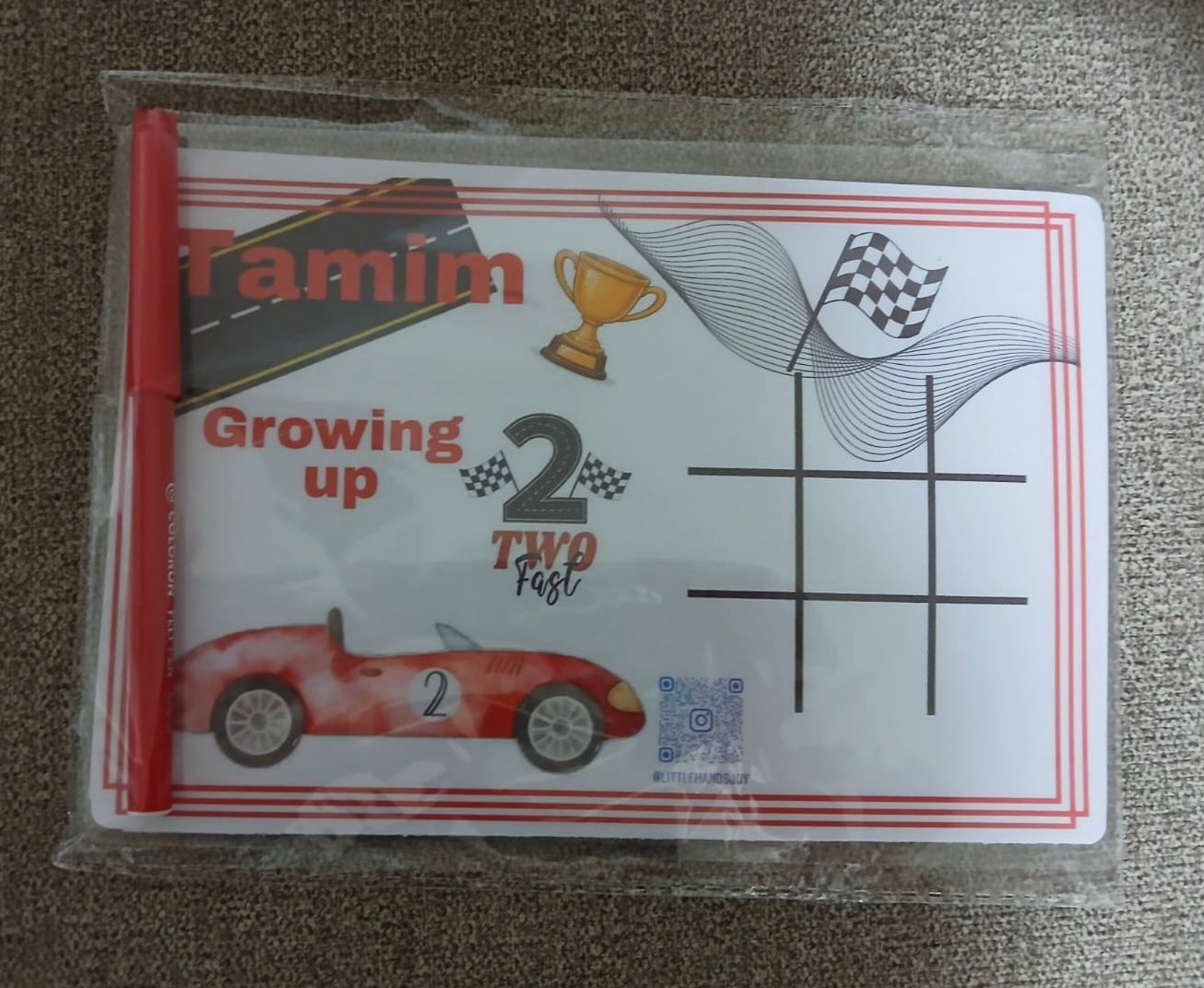 Racing car party set