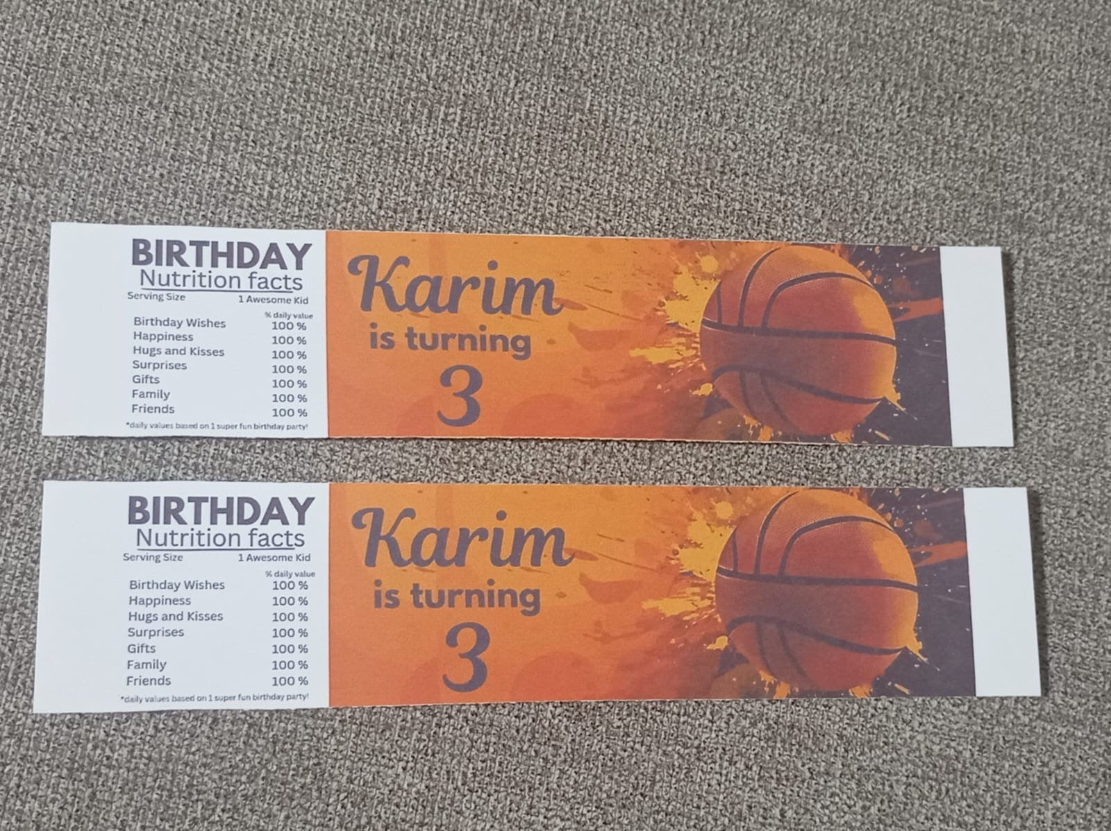 Basketball party set