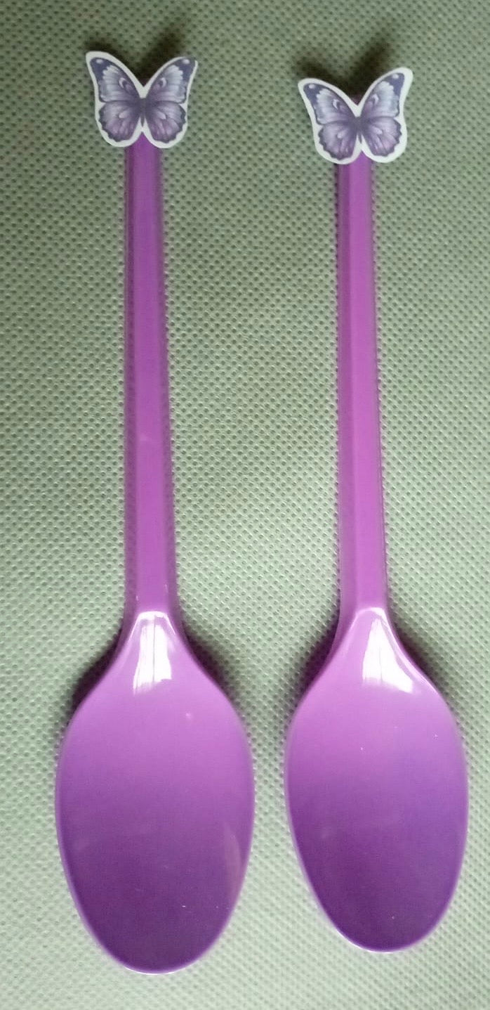 Butterfly purple party set