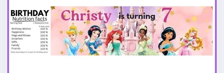 Disney Princesses party set