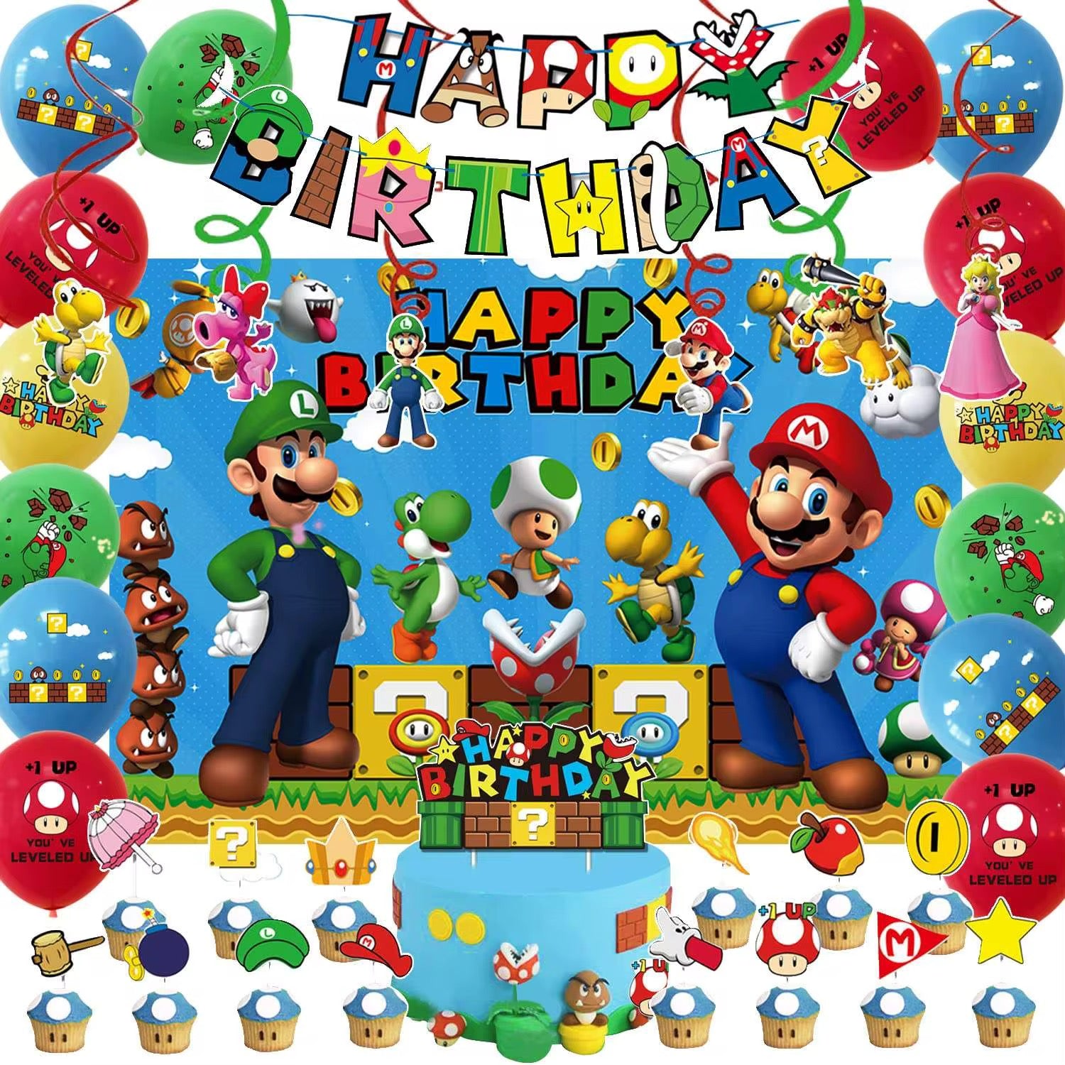 Super Mario party set