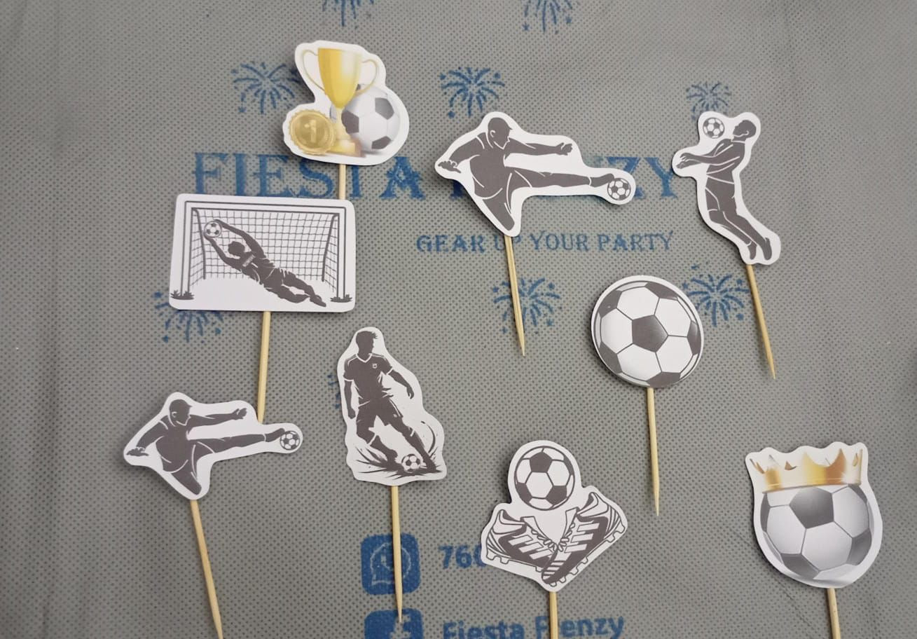 Football black and white party set