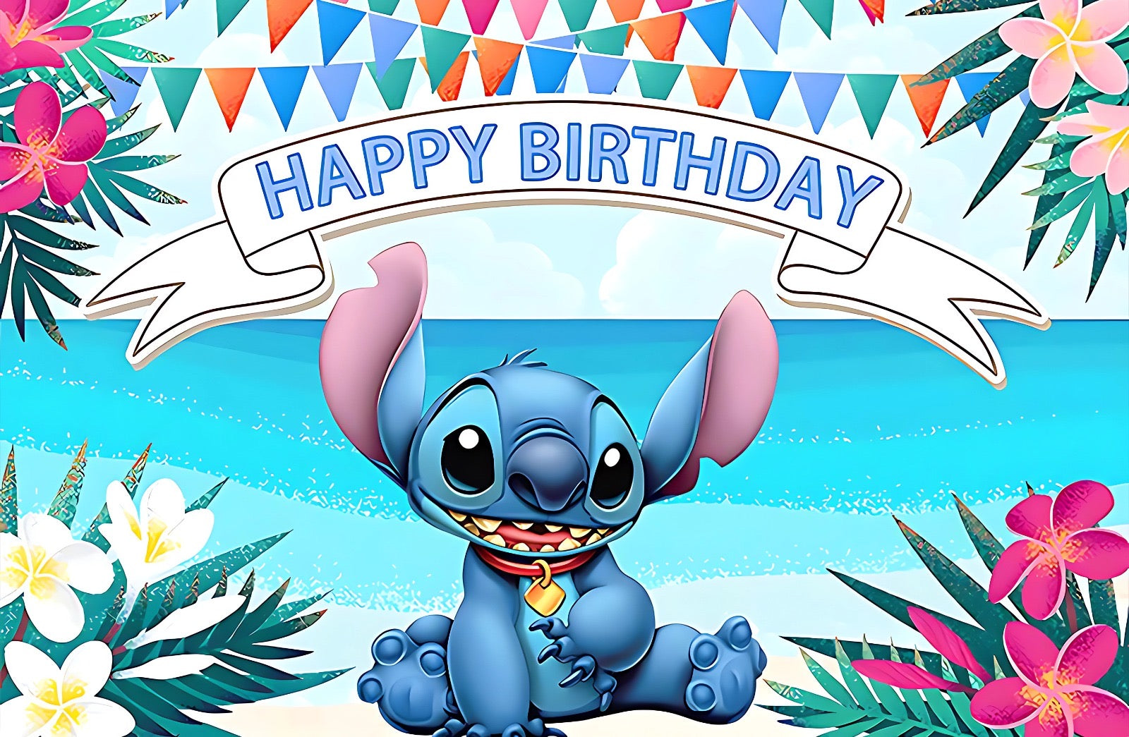 Stitch blue party set