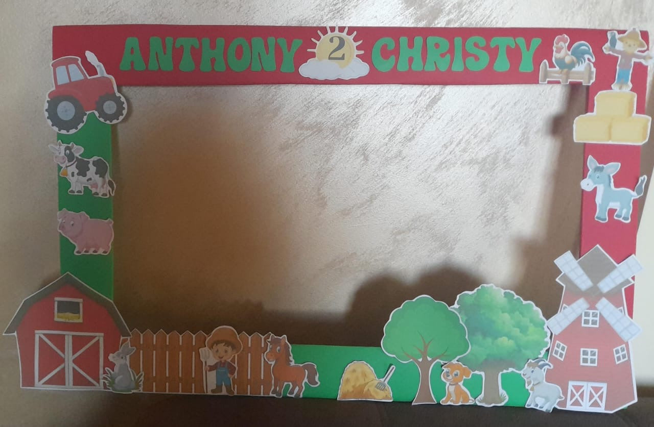 Farm animal party set