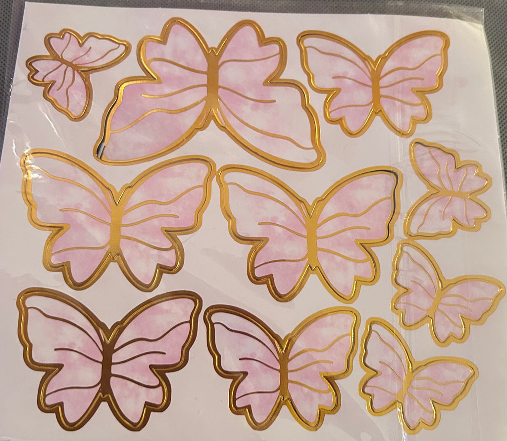 Butterfly purple party set