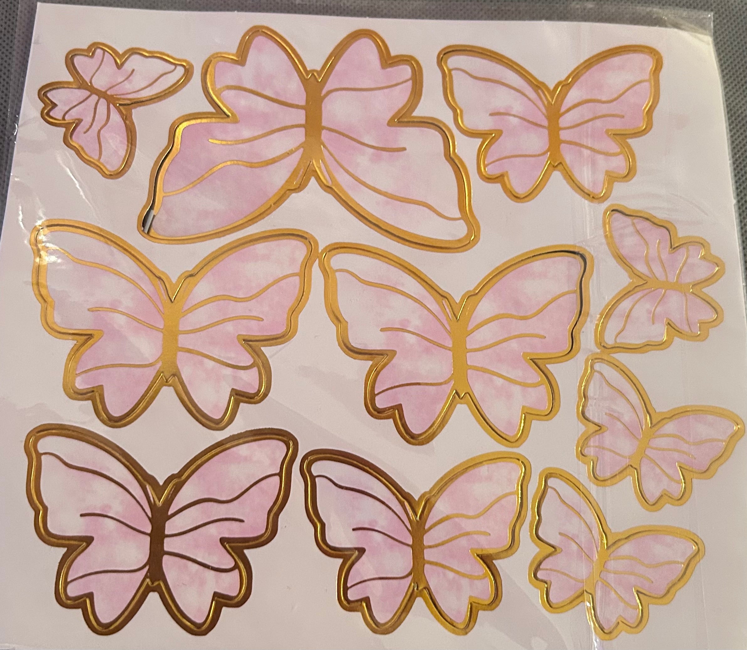 Butterfly purple party set
