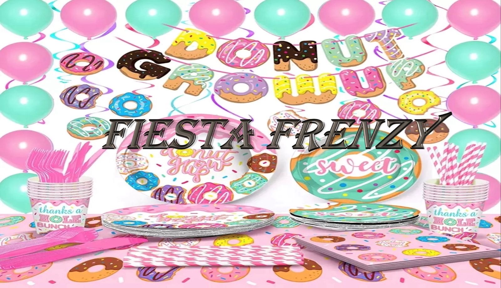 Donuts and candy party set