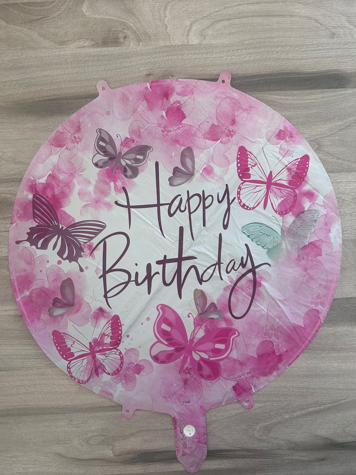 Butterfly pink and white party set