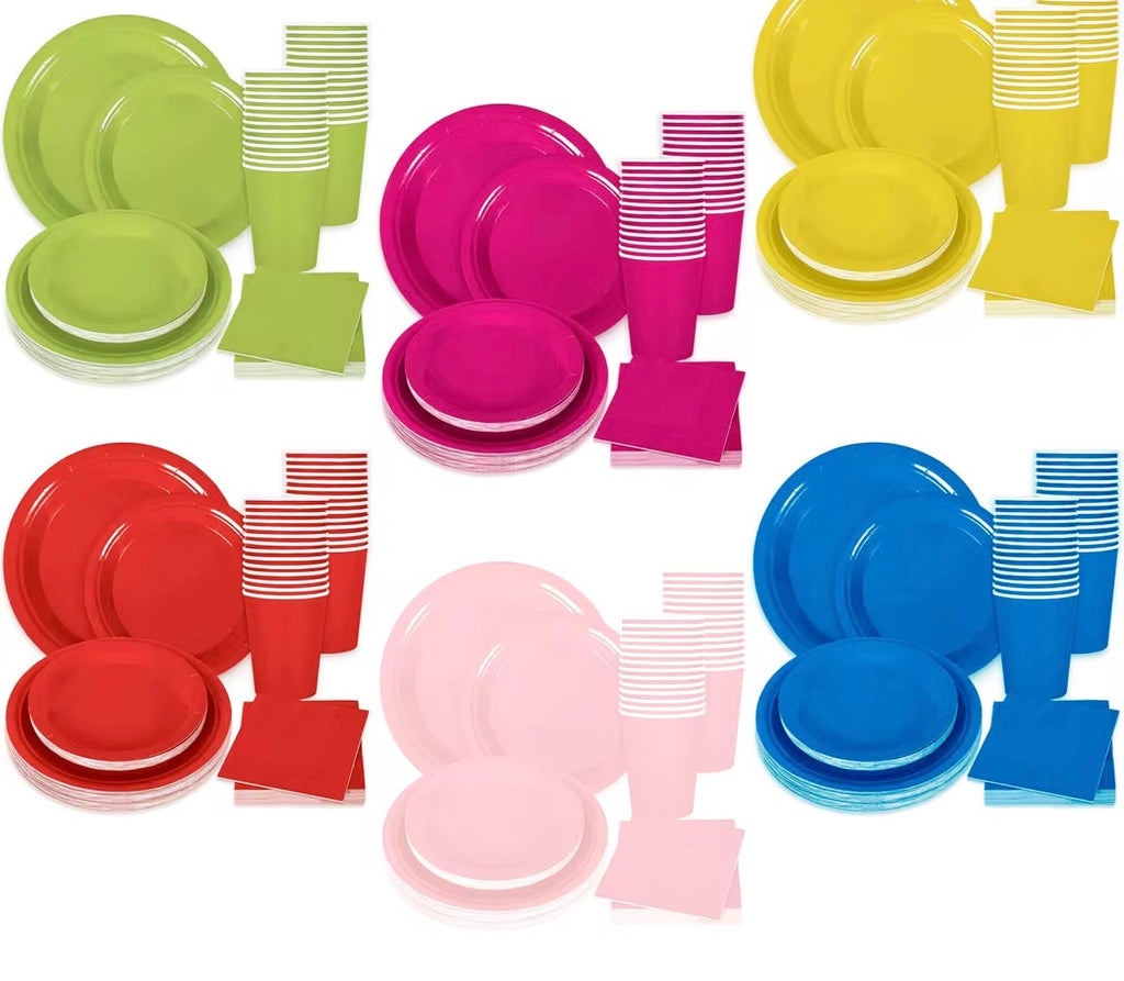 Colored tableware