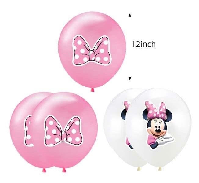 Minnie mouse pink party set