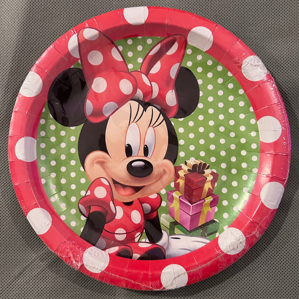 Minnie mouse red party set