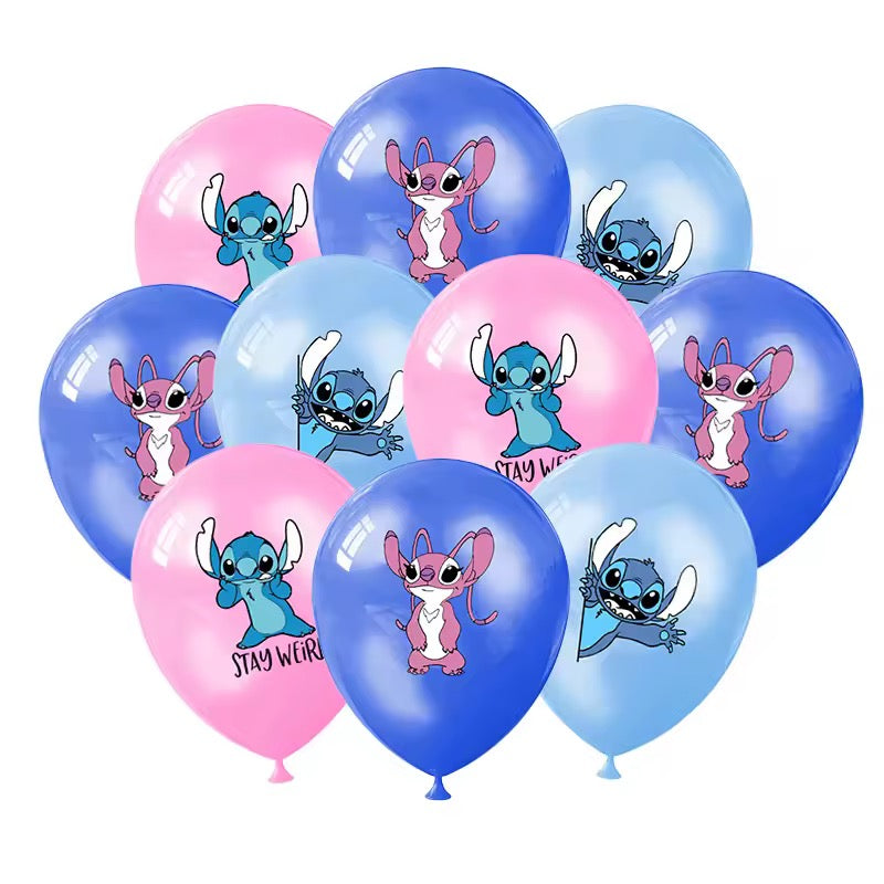 Stitch blue party set