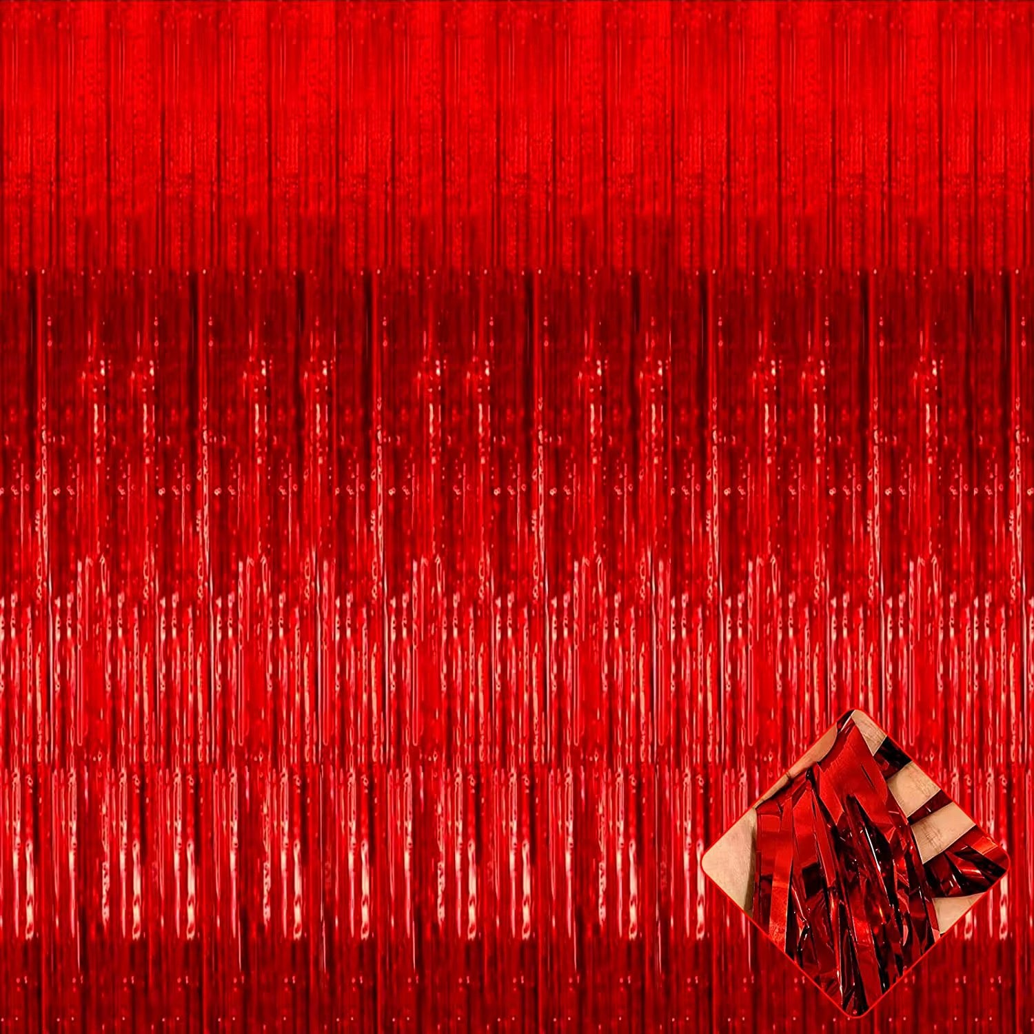 Foil curtains backdrop 1m*2m