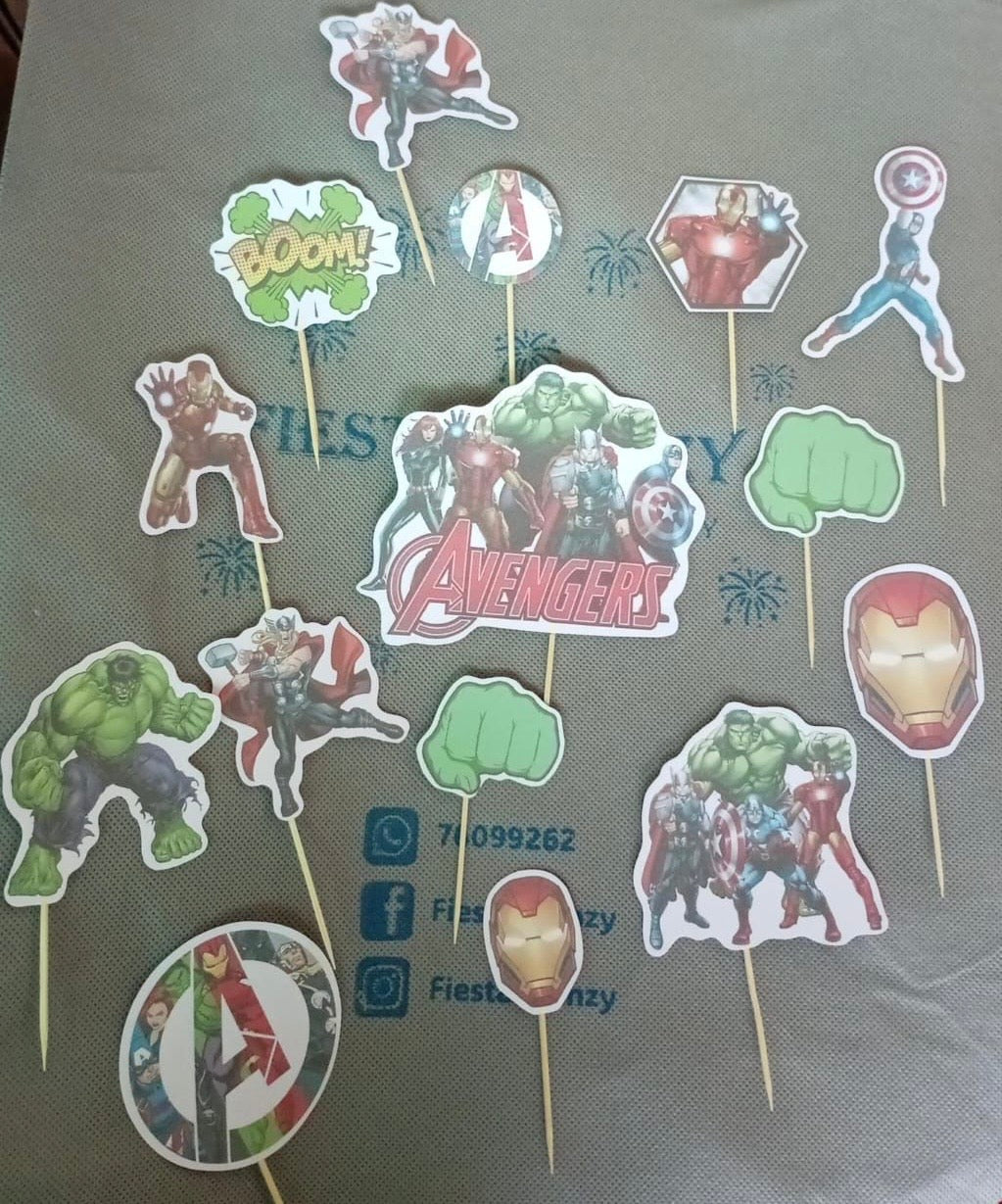 Avengers blue party set