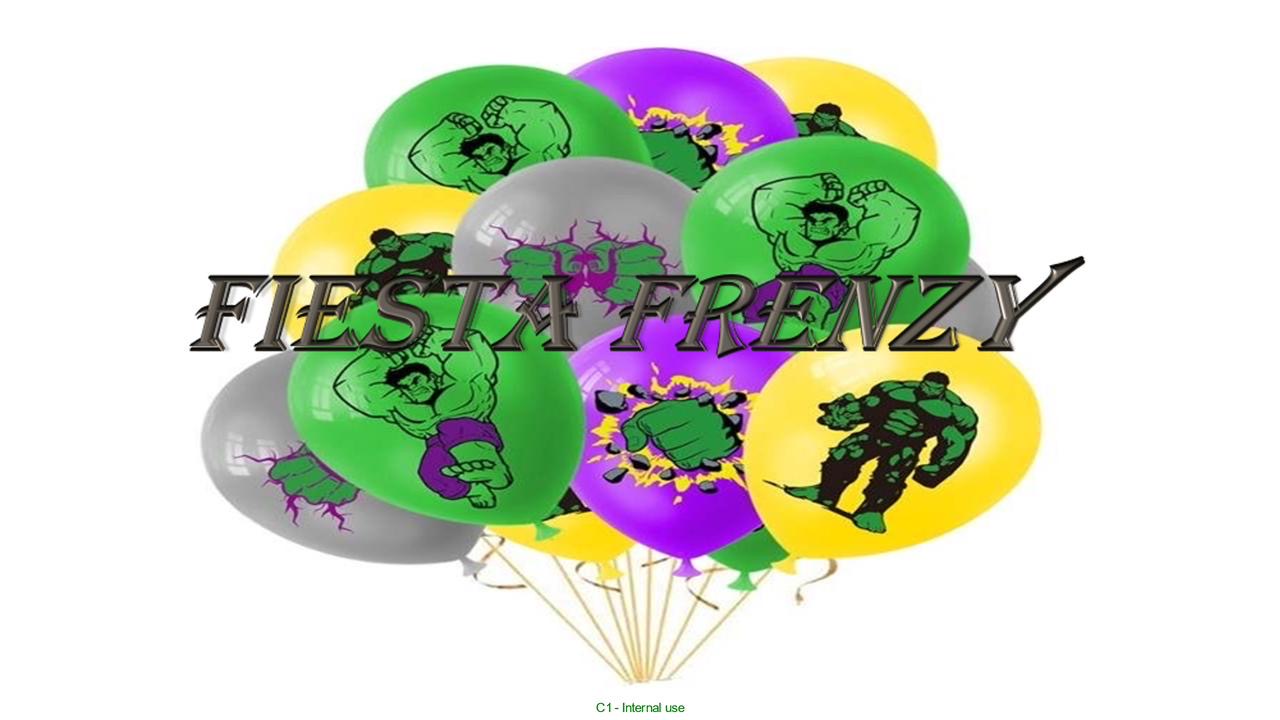 Hulk party set