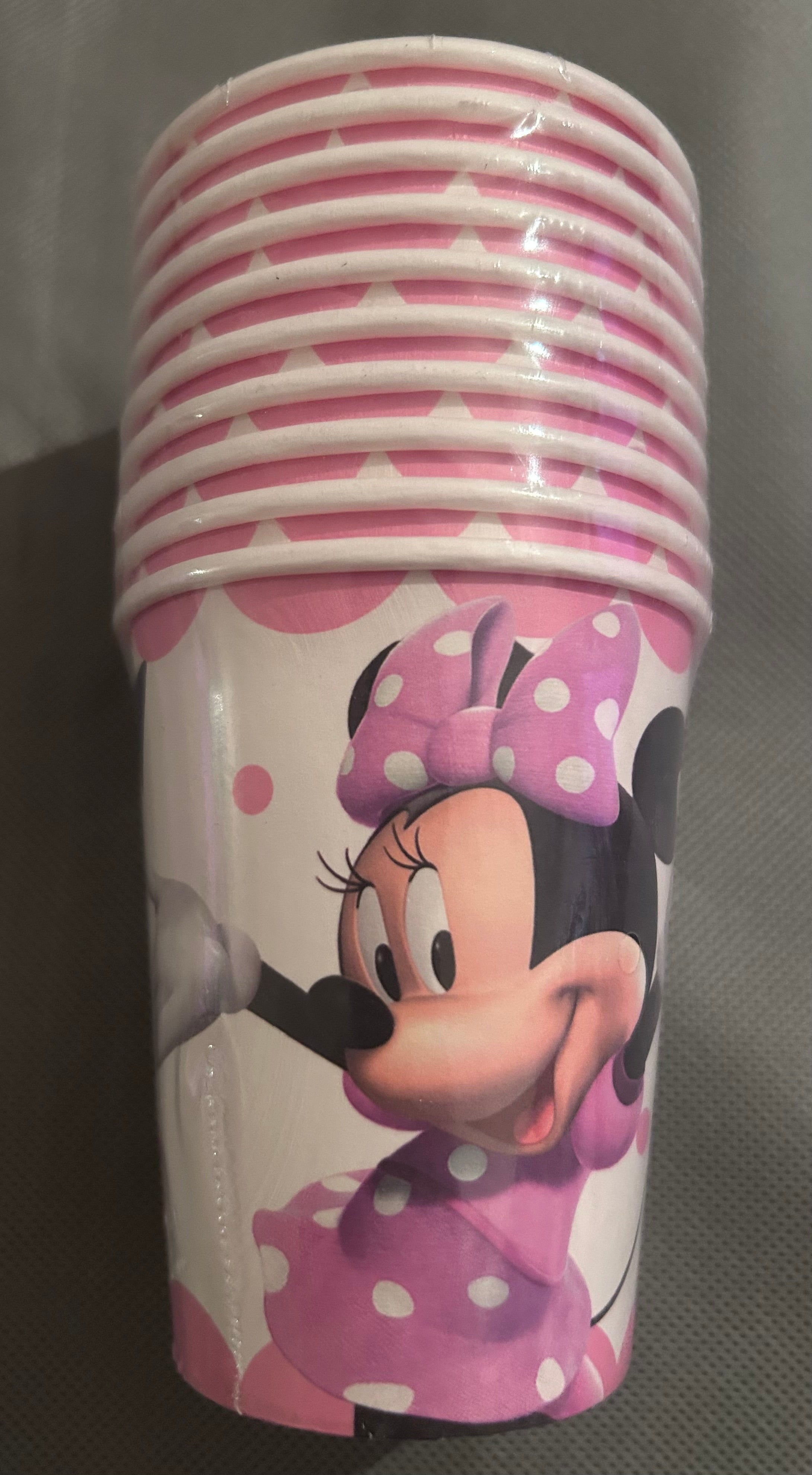 Minnie mouse pink party set