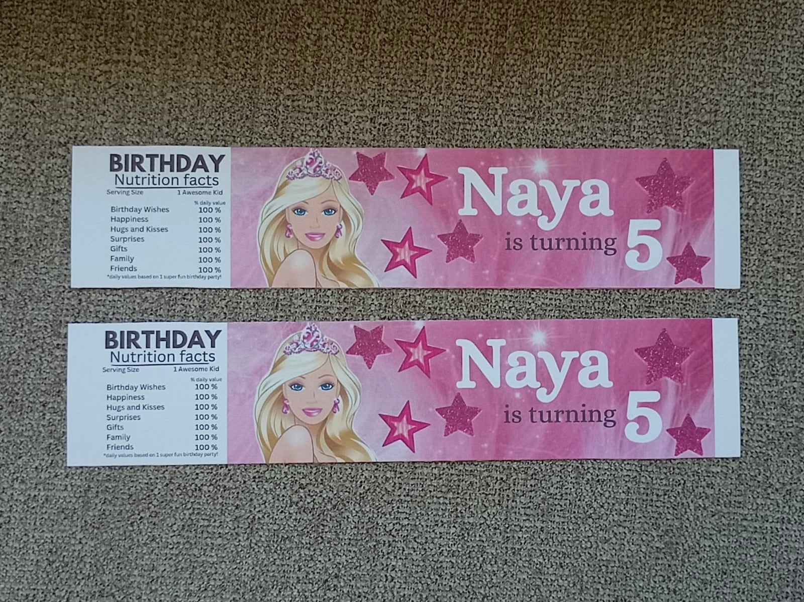 Barbie blond party set