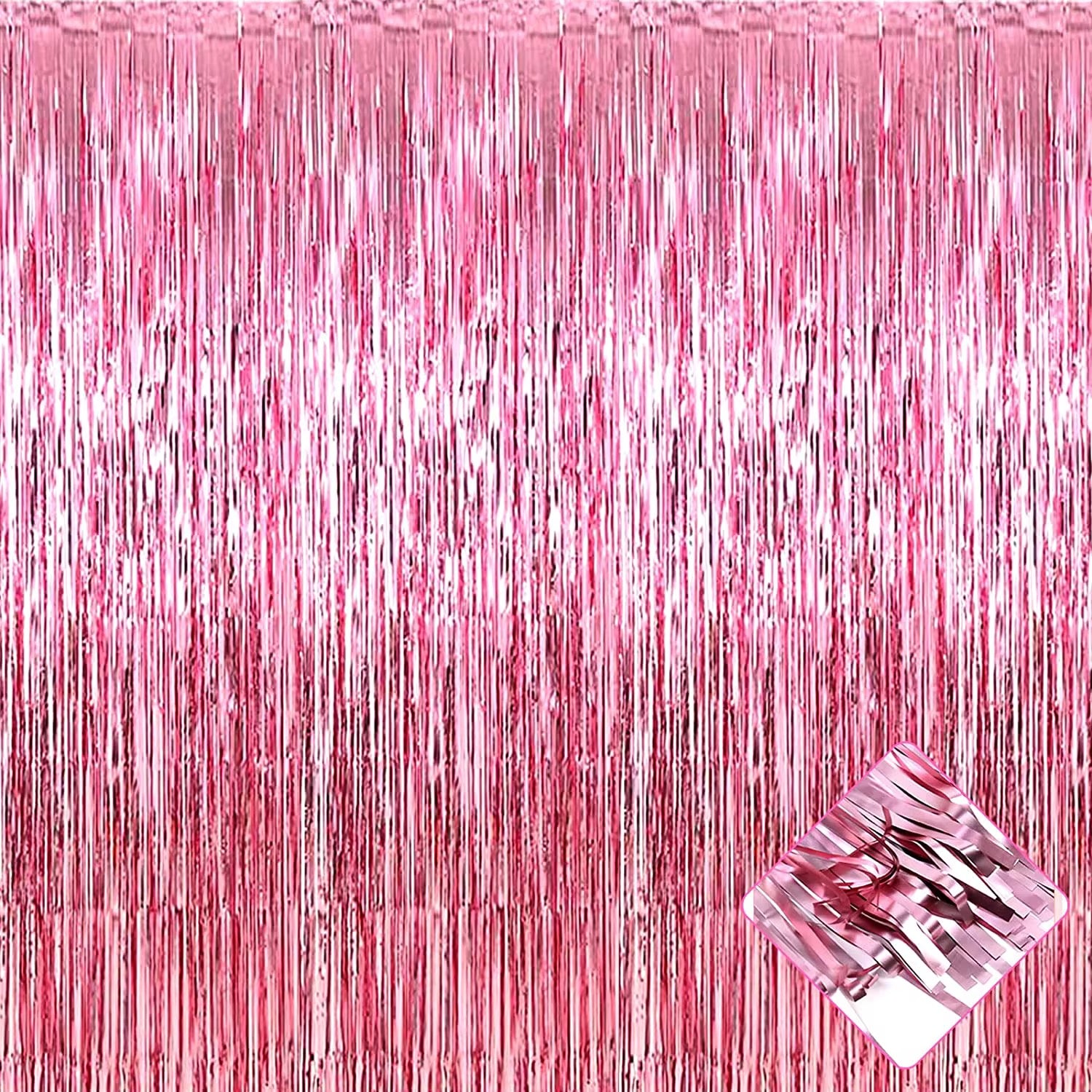Foil curtains backdrop 1m*2m