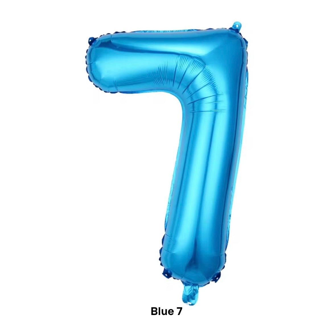 Blue Number balloons