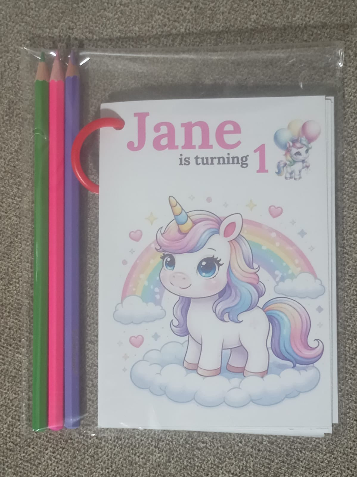 Unicorn party set