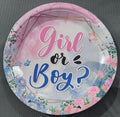 Gender reveal party set