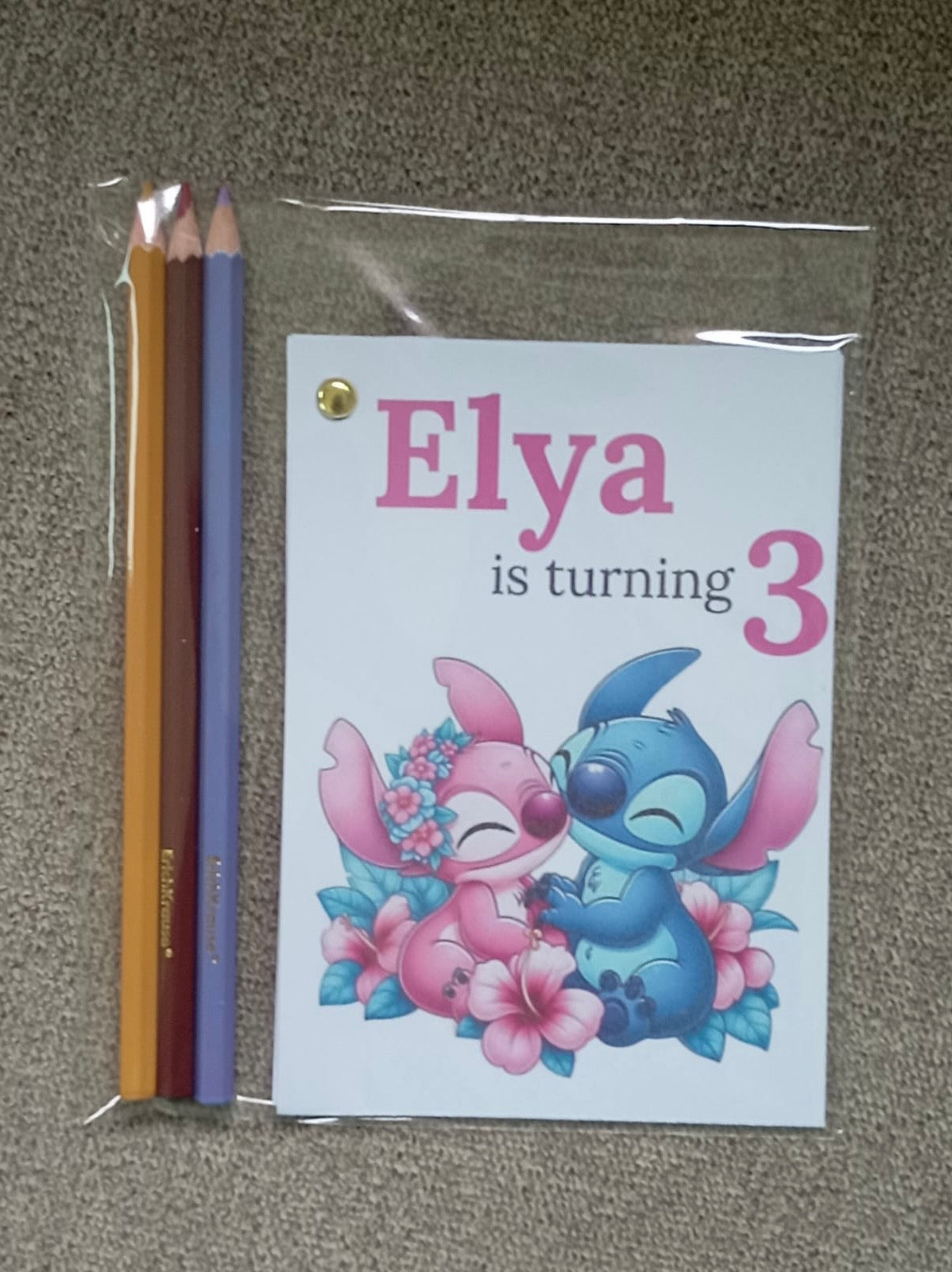 Stitch pink party set