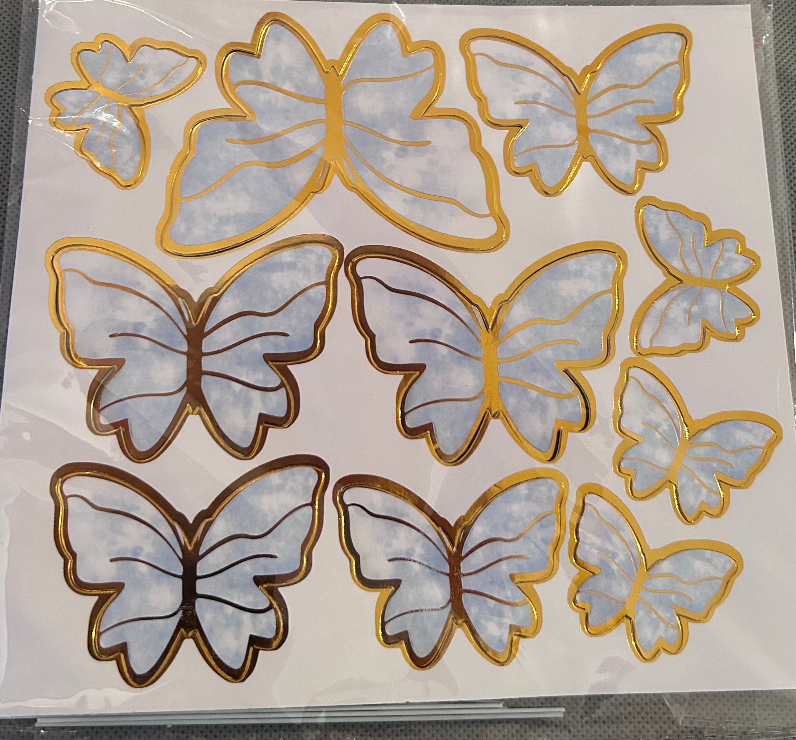 Butterfly purple party set