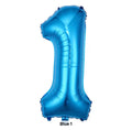 Blue Number balloons