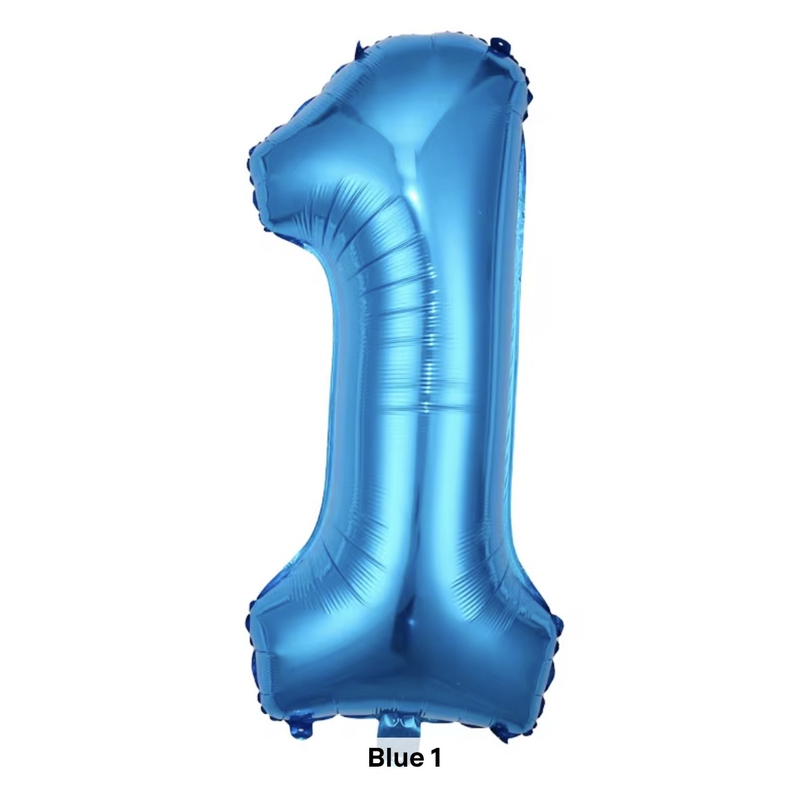 Blue Number balloons