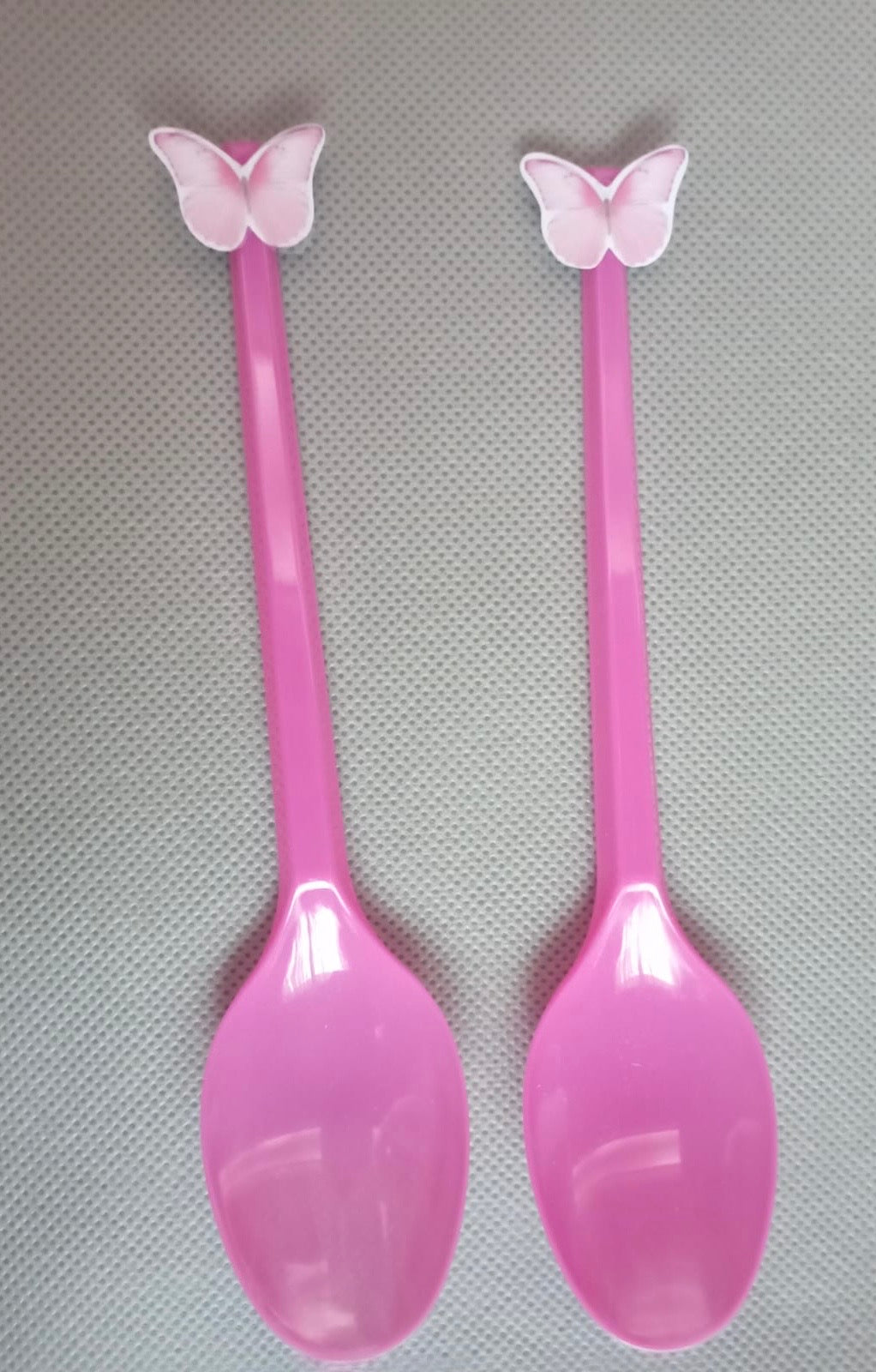 Butterfly pink and white party set