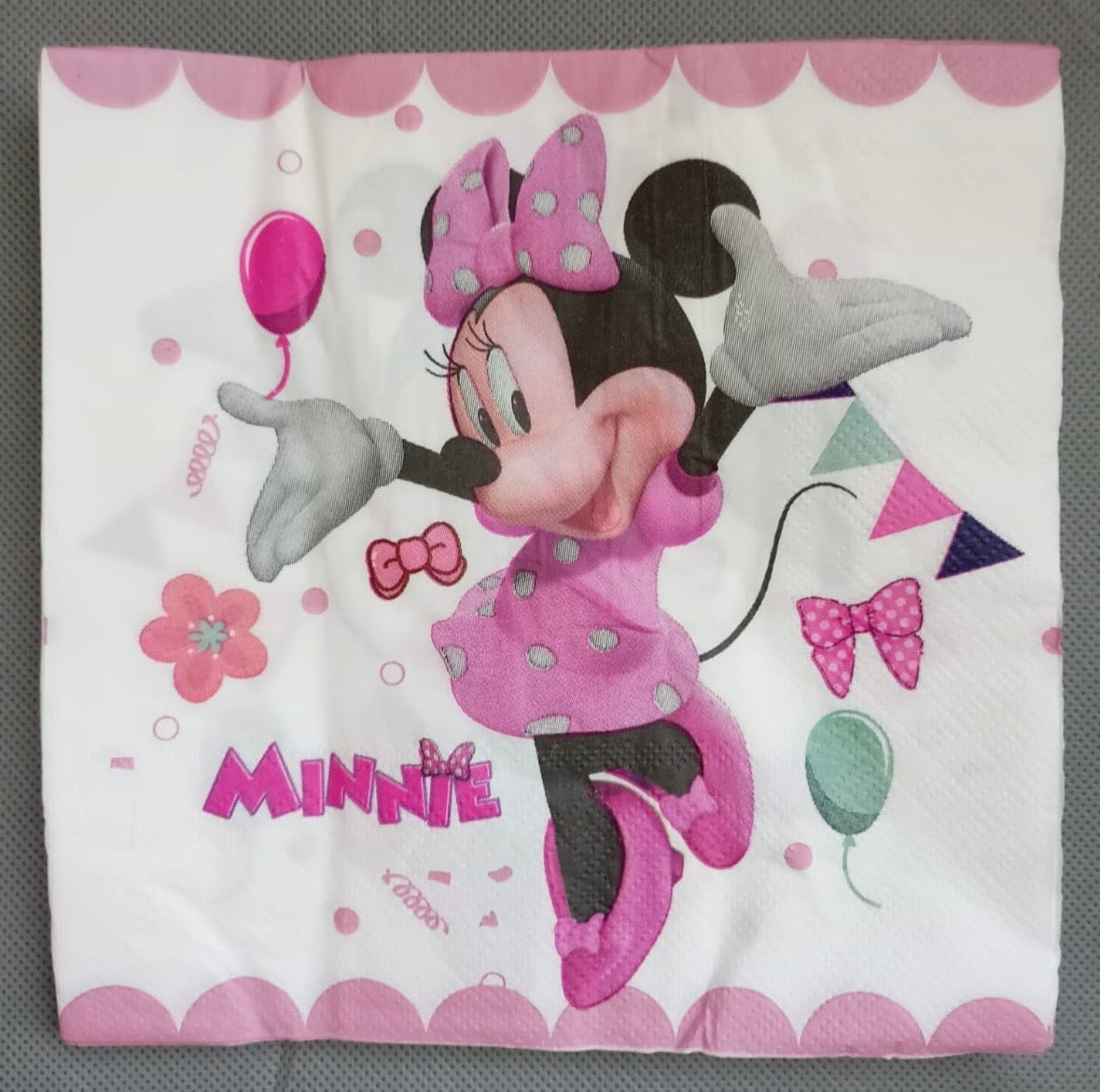 Minnie mouse pink party set