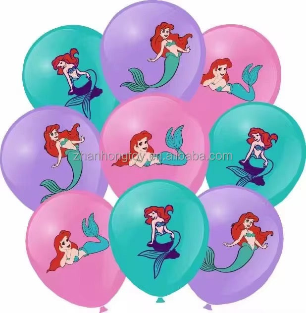 Ariel mermaid party set