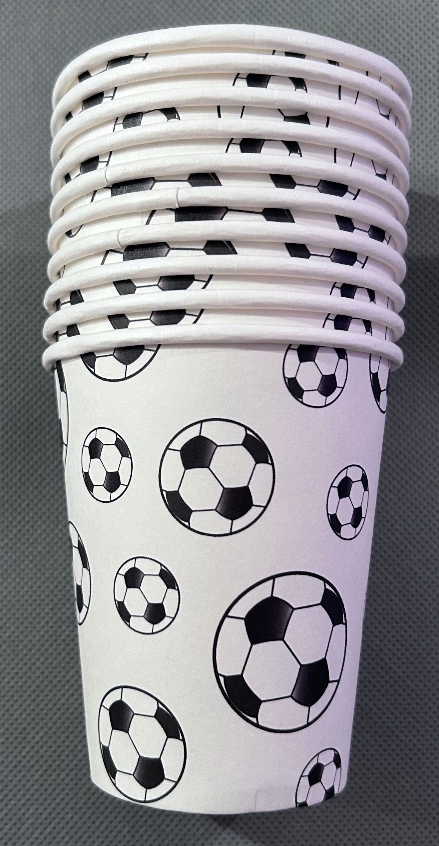 Football black and white party set