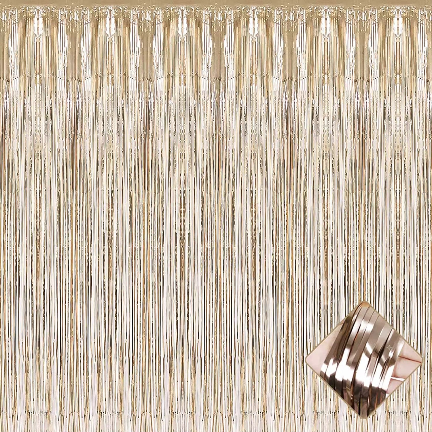 Foil curtains backdrop 1m*2m