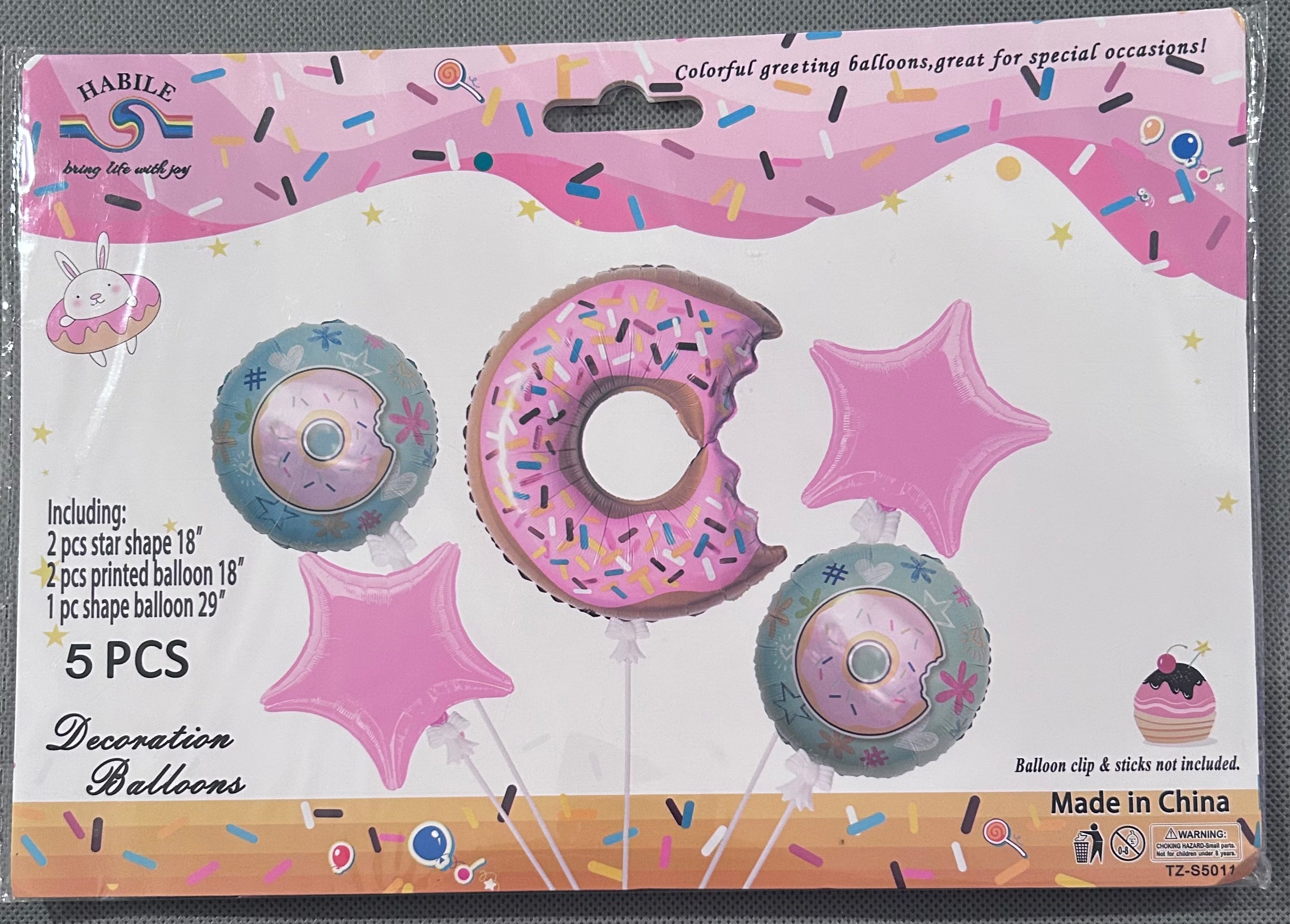 Donuts and candy party set