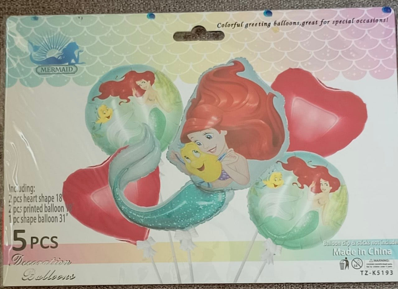 Ariel mermaid party set