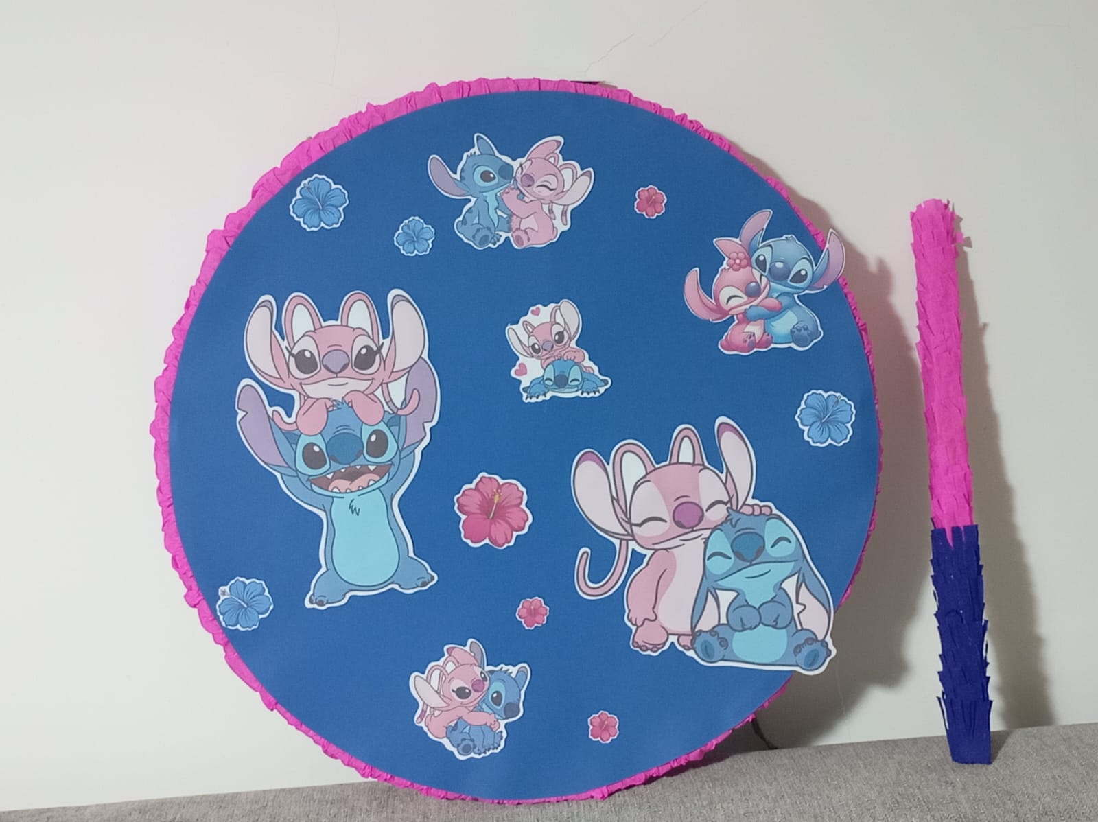 Stitch pink & blue party set