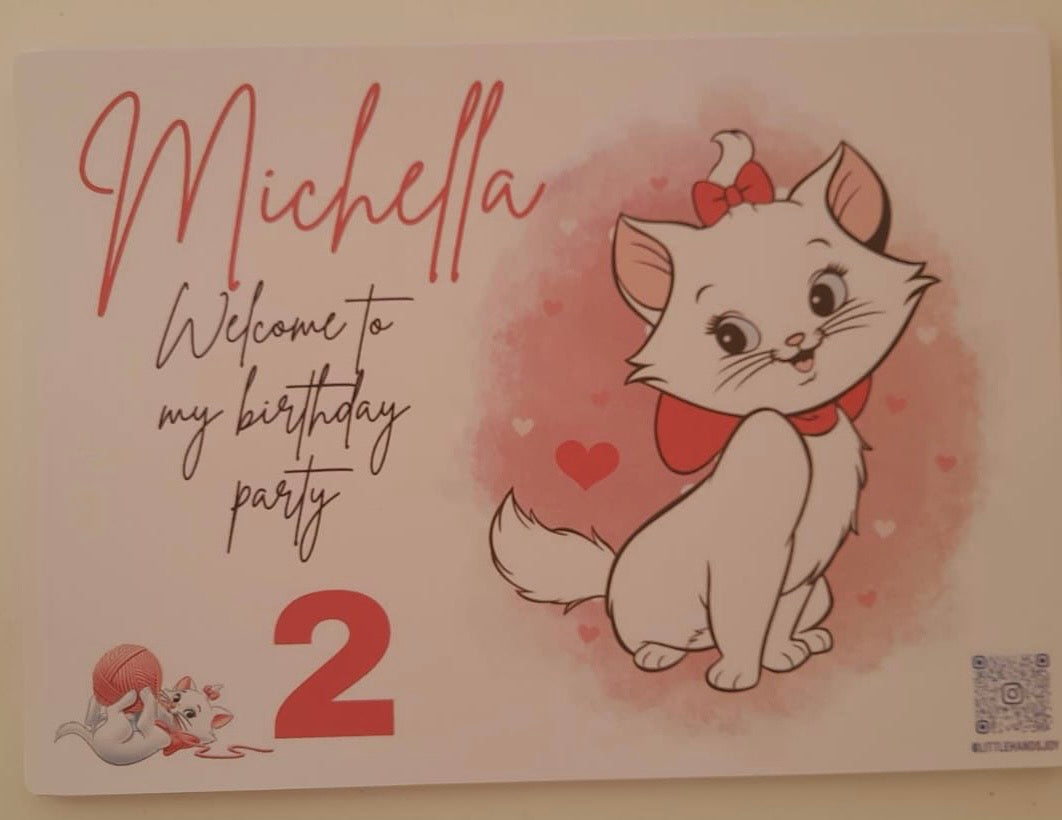 Marie cat party set