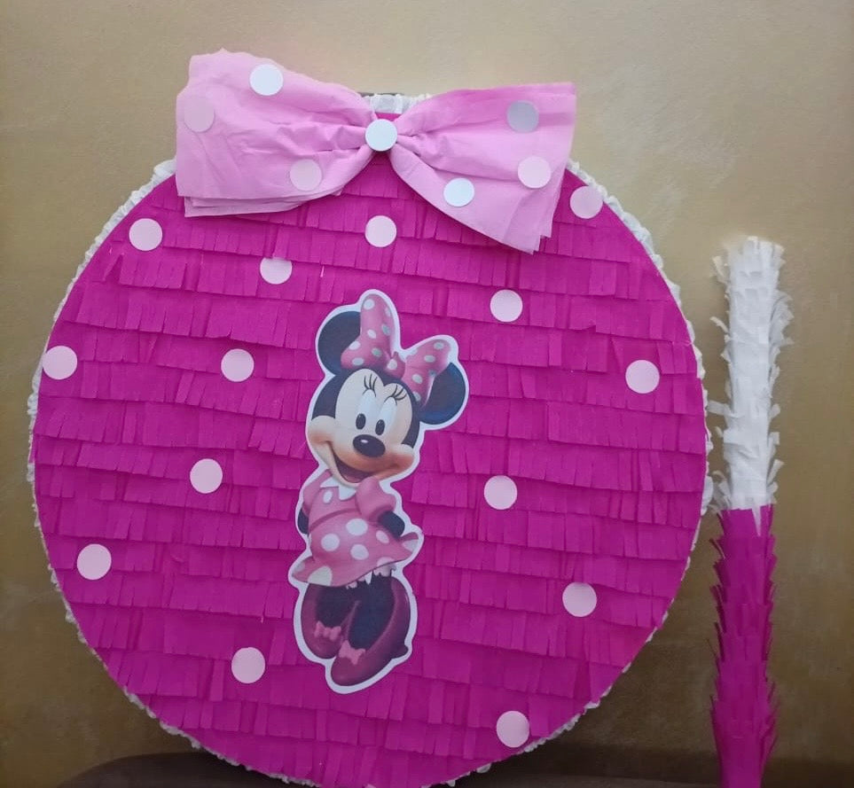 Minnie mouse pink party set