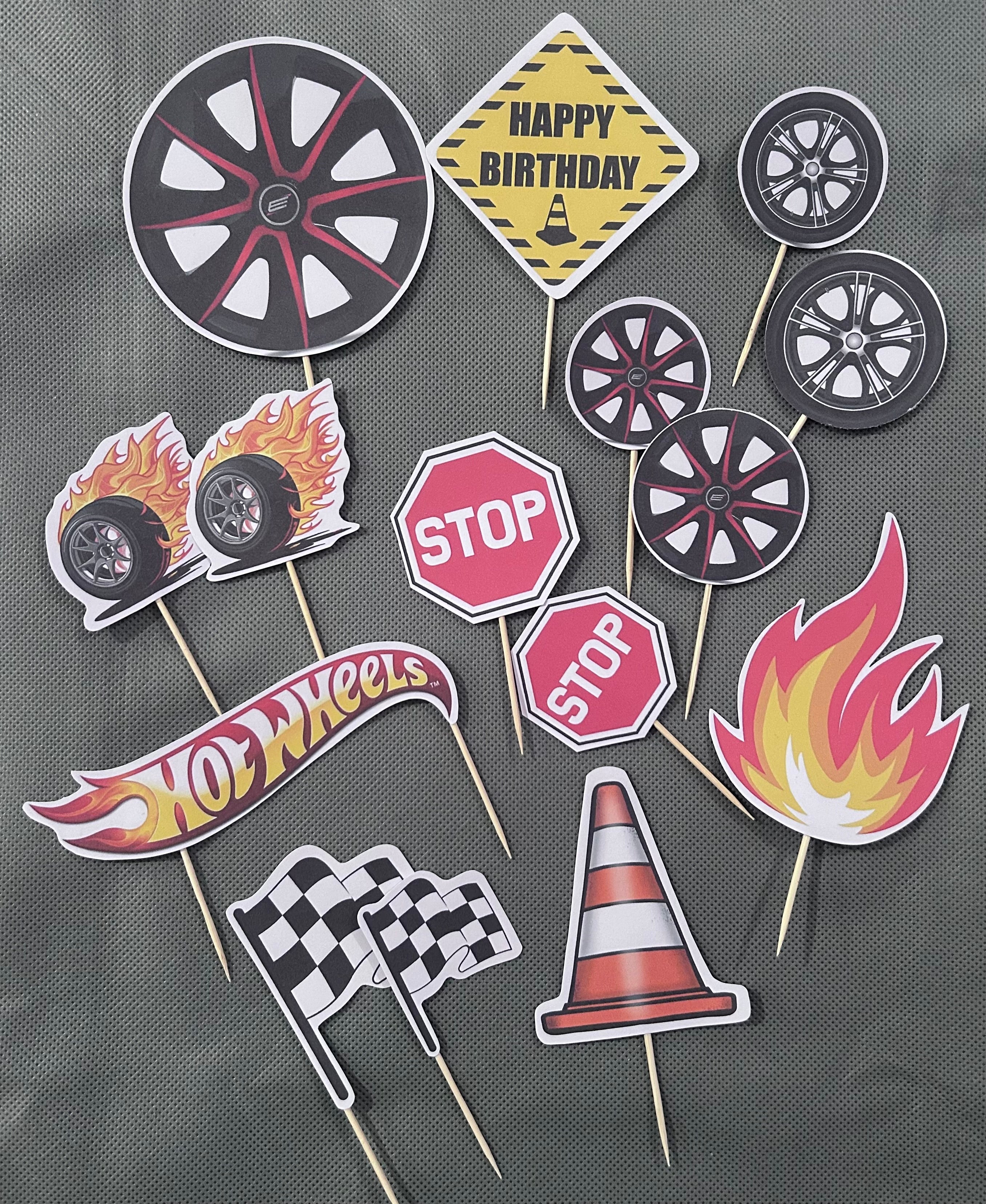 Racing car party set