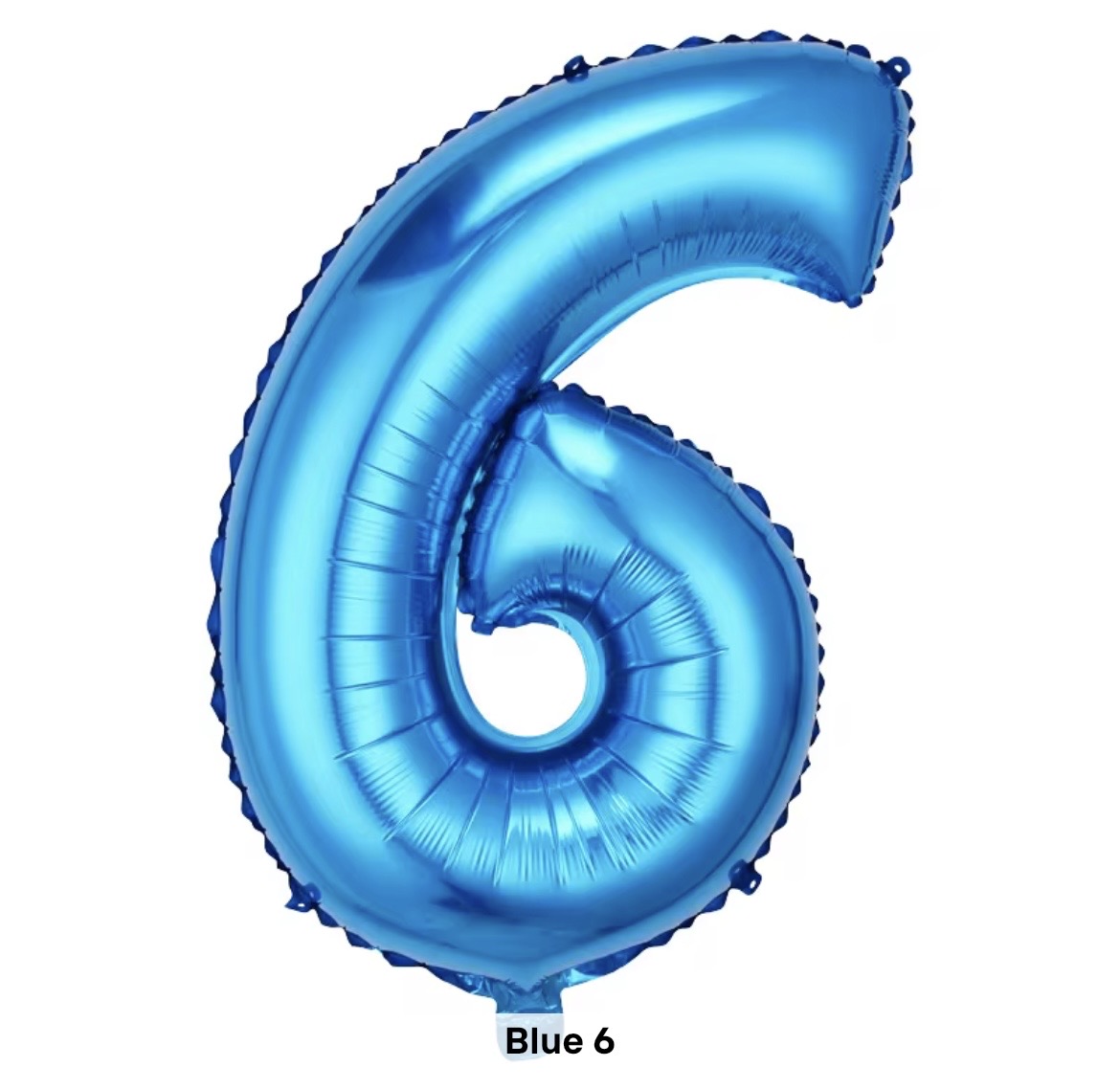 Blue Number balloons